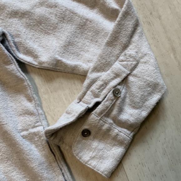 Madewell Gray Flannel Sunday Shirt with Pockets Size‎ XS - Picture 7 of 13
